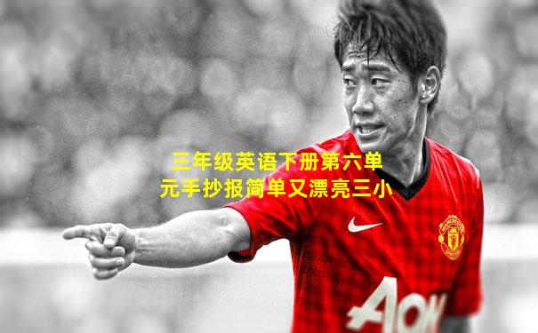 三年级英语下册第六单元手抄报简单又漂亮三小