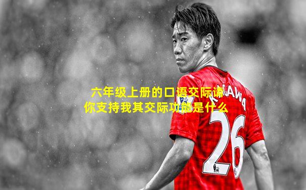 六年级上册的口语交际请你支持我其交际功能是什么