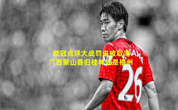 欧冠点球大战罚进被取消广西蒙山县归桂林还是梧州